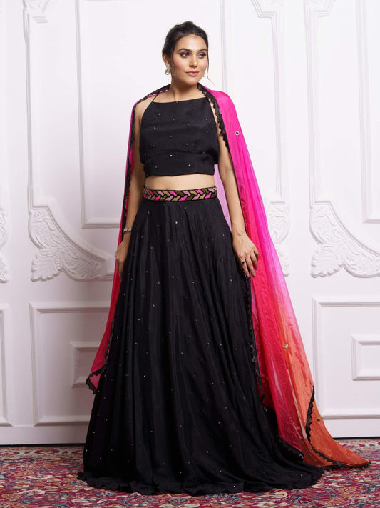 Black lehenga